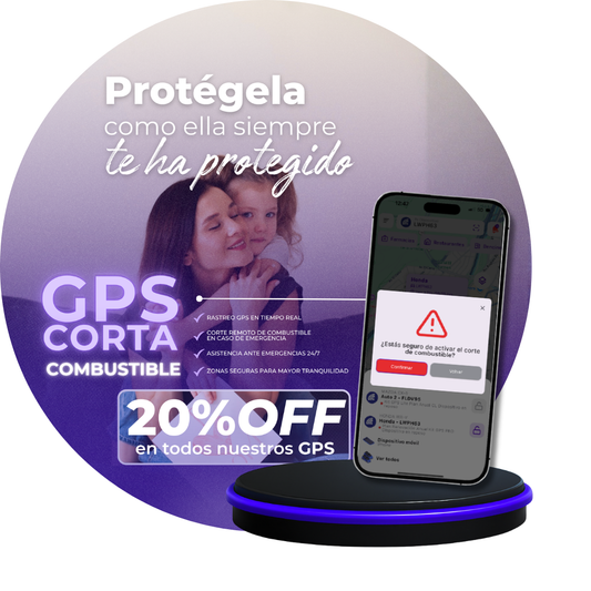 GPS WiseCity con Corte Remoto | Plan Anual -20% Día de la Madre 💜