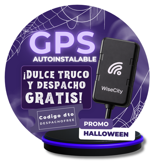 GPS Autoinstalable para Auto WiseCity | Despacho Gratis 🎃 Código Halloween: DESPACHOFREE | Plan Anual