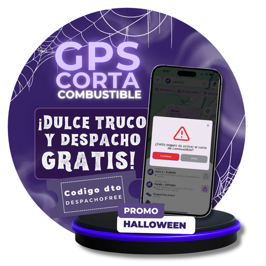 GPS para Auto con Corte Remoto WiseCity | Despacho Gratis 🎃 Código Halloween: DESPACHOFREE | Plan Anual