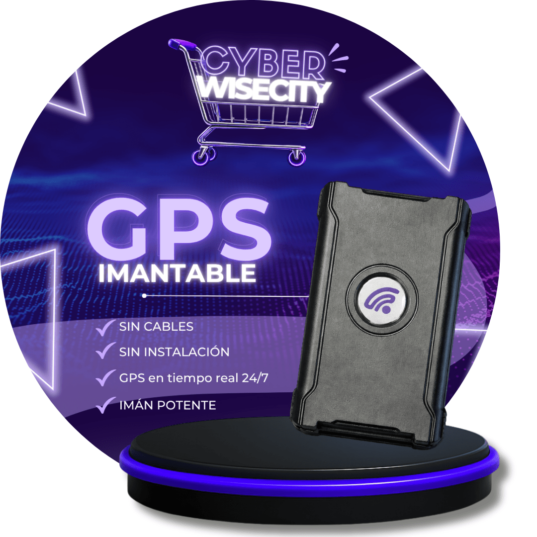⚡ CYBER WISECITY: GPS Portátil con Imán WiseCity | Plan Anual | 30%OFF - WiseCity Chile