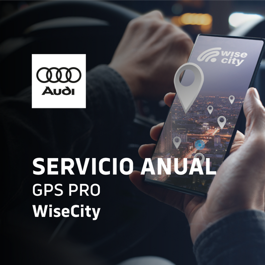 Servicio Anual GPS PRO WiseCity  - Audi Chile