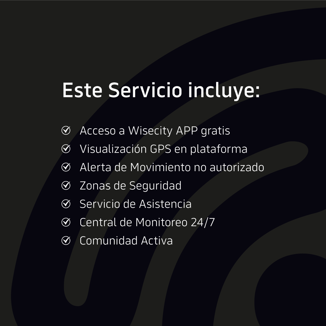 Servicio Anual GPS PRO WiseCity  - Audi Chile