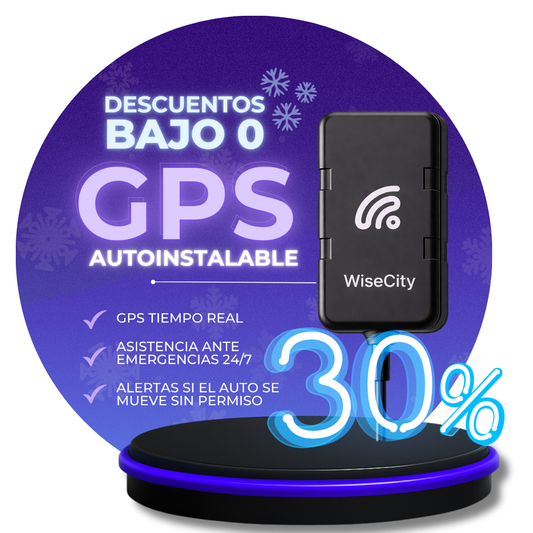 ❄️GPS WiseCity Autoinstalable | Plan Anual | Descuentos Bajo 0