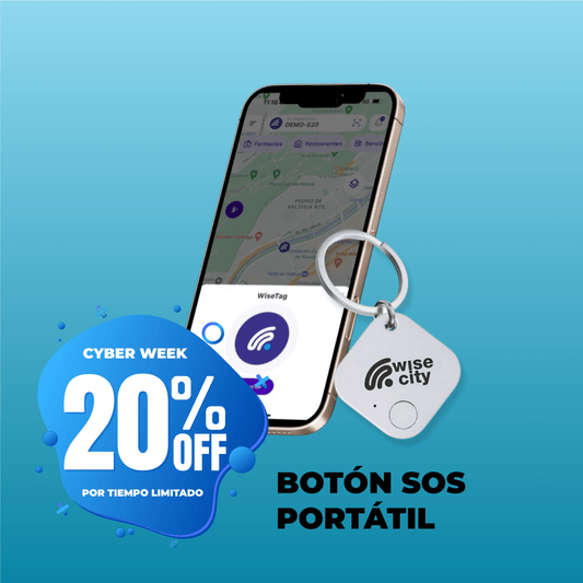 CyberDay WiseTag Botón SOS Portátil 20%OFF