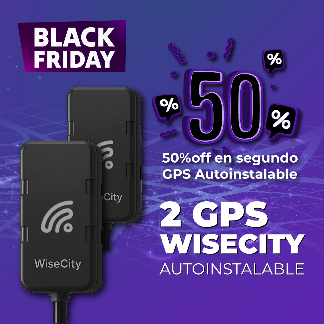 2 GPS Autoinstalable WiseCity - El segundo con 50% OFF 🔒 - Empezó el Black