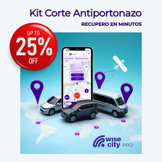 Cyber Day 2025 WiseCity GPS con corte combustible 25%OFF