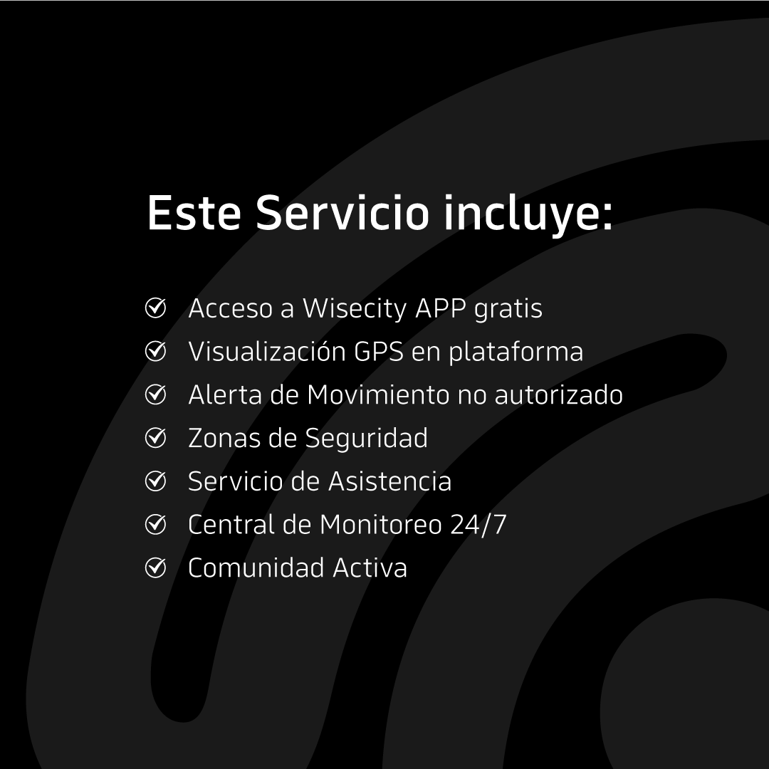 Servicio Anual GPS PRO WiseCity  - CUPRA Chile