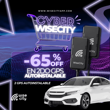 ⚡ CYBER WISECITY: Pack 2 GPS WiseCity Autoinstalables | Plan Anual | 65%OFF - WiseCity Chile