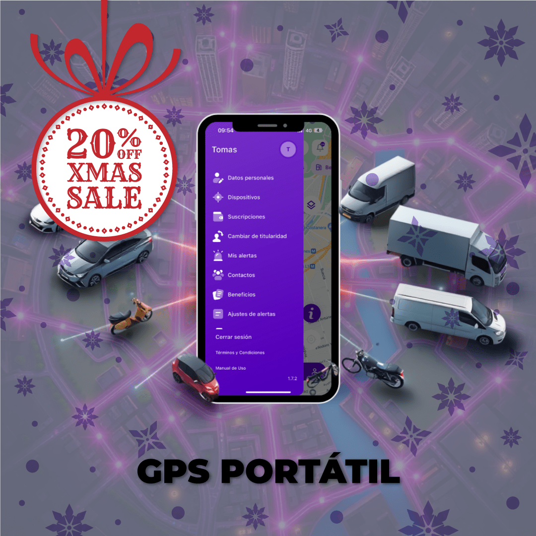 🎄 PROMOCIÓN DE NAVIDAD: 20% DE DESCUENTO 🎄 GPS Inalámbrico Portátil WiseCity | Sin Instalación, Uso Múltiple – Plan Anual - WiseCity Chile