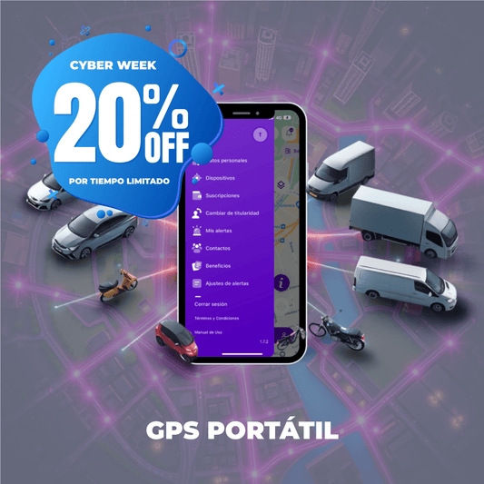 CyberDay WiseCity GPS portátil con batería de larga duración 20%OFF