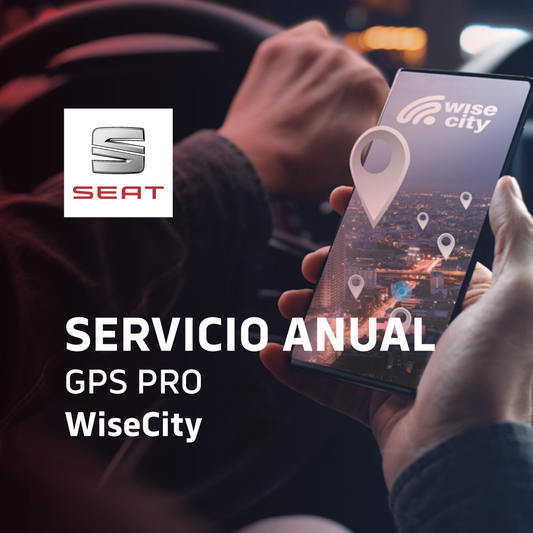 Servicio Anual GPS PRO WiseCity  - SEAT Chile
