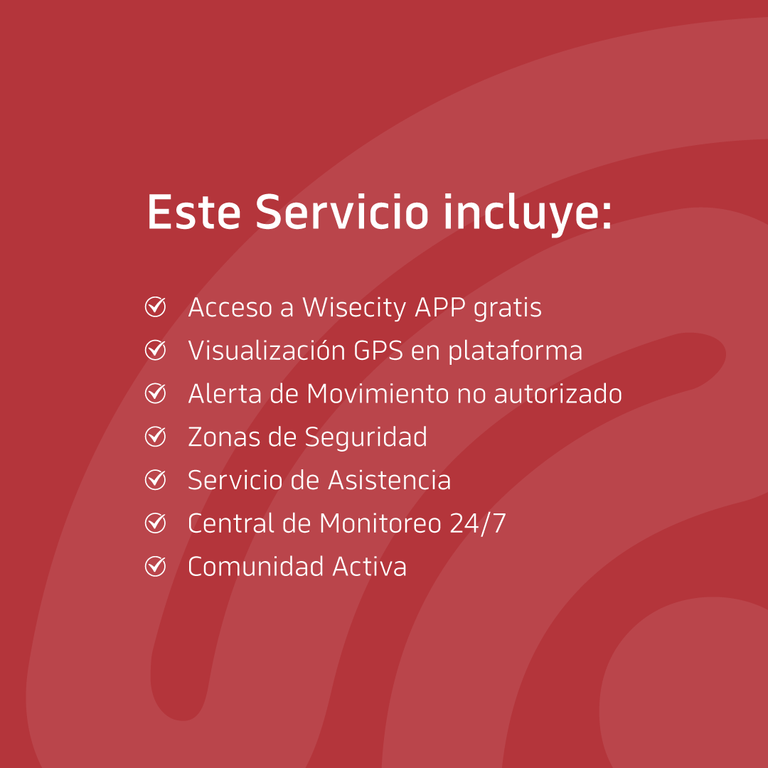 Servicio Anual GPS PRO WiseCity  - SEAT Chile