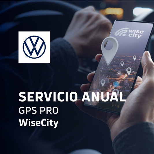 Servicio Anual GPS PRO WiseCity  - Volkswagen Chile