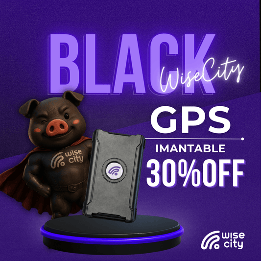 🖤 BLACK WISECITY: GPS INALÁMBRICO 30% OFF | NOS FUIMOS AL CHANCHO 🛰️🐷 | PLAN ANUAL - WiseCity Chile