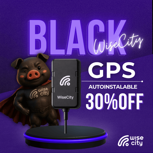 🖤 BLACK WISECITY: GPS AUTOINSTALABLE 30% OFF | NOS FUIMOS AL CHANCHO 🚗💥 | PLAN ANUAL - WiseCity Chile