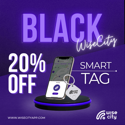 🖤 BLACK WISECITY: WISETAG SOS 20% OFF | PROTEGE A QUIENES MÁS AMAS | PLAN ANUAL - WiseCity Chile